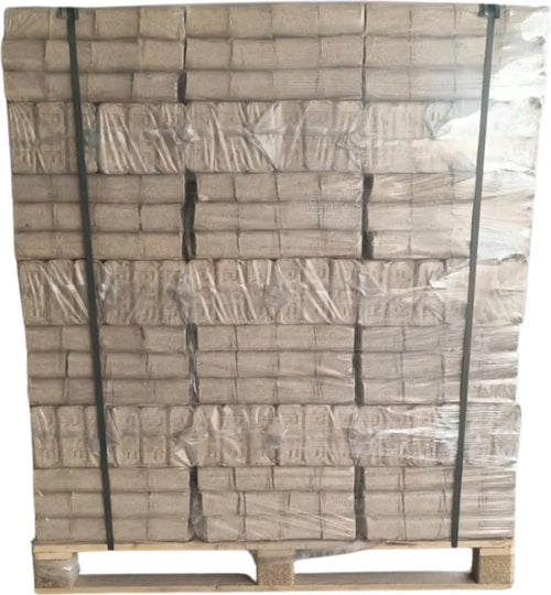 Brykiety RUF 100% buk – 960 kg na palecie | Brykiety z twardego drewna, brykiety kominkowe