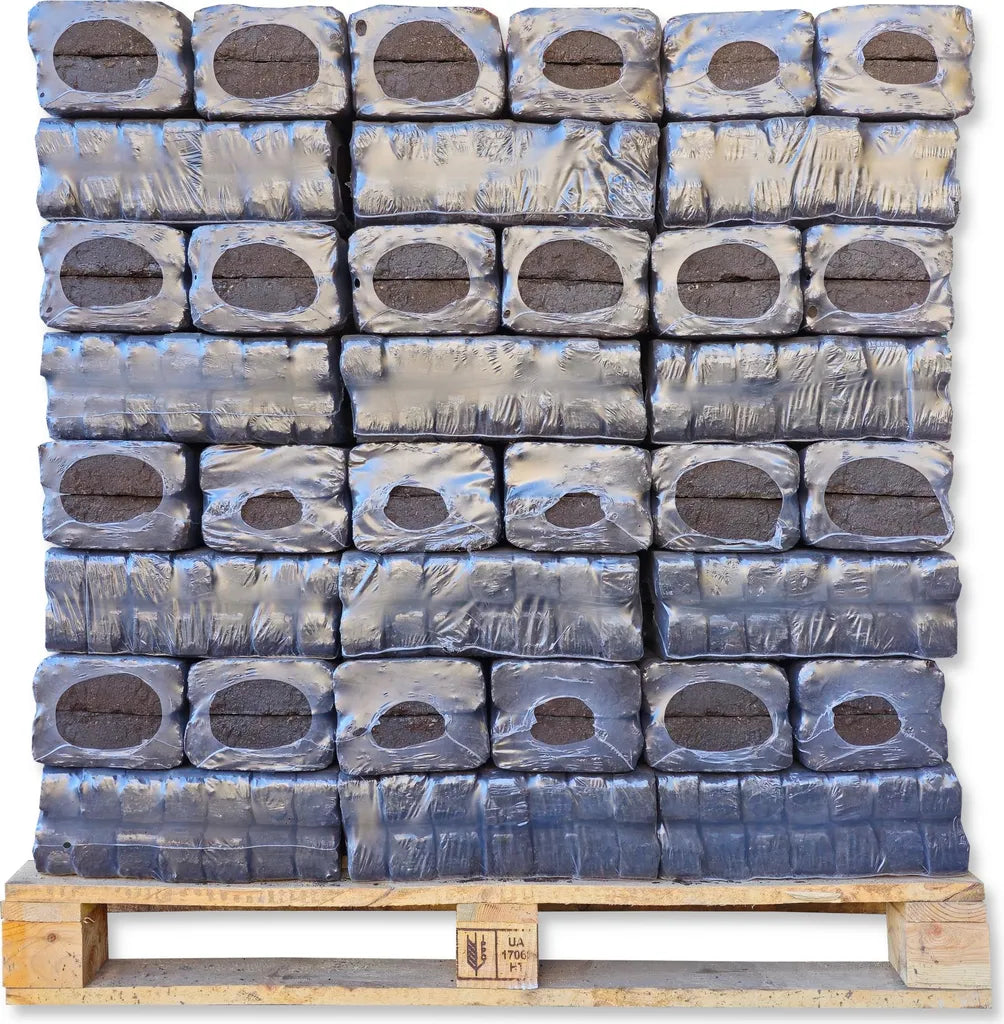 Brykiety RUF 100% buk – 960 kg na palecie | Brykiety z twardego drewna, brykiety kominkowe