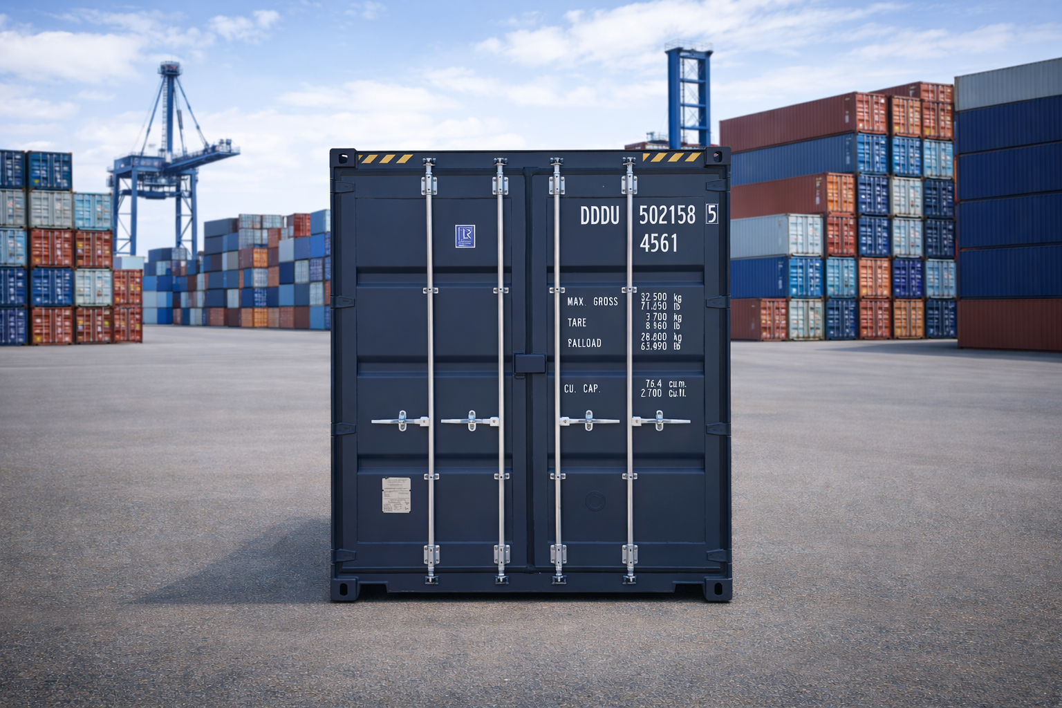 Kontener morski High Cube 40 stóp HC — Nowy | Antracyt RAL7016 | Siemianowice Śląskie