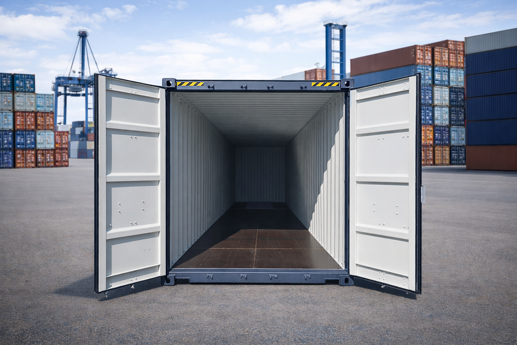 Kontener morski High Cube 40 stóp HC — Nowy | Antracyt RAL7016 | Siemianowice Śląskie